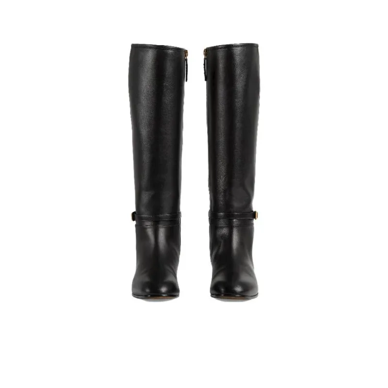 GUCCI Knee-high Leather Boots-3