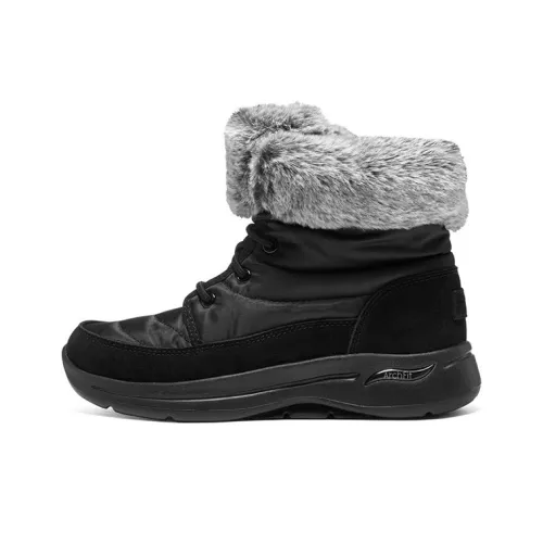 Skechers Go Walk Arch Fit Snow Boots Women's Black