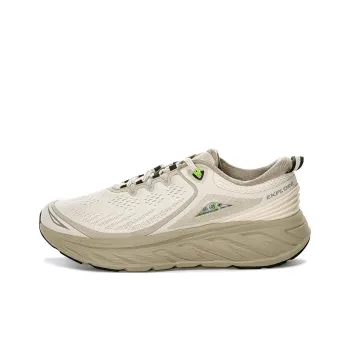Erke Durable Breathable Low Top Trail Running Shoes Men's Beige Brown