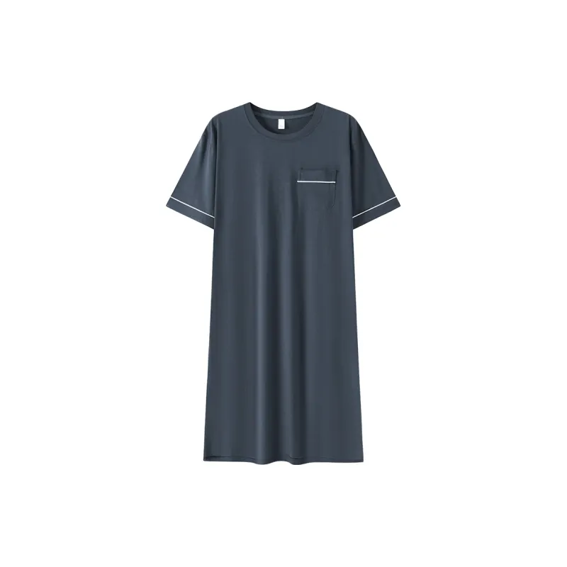 Cotton Gene Men Nightgowns-1