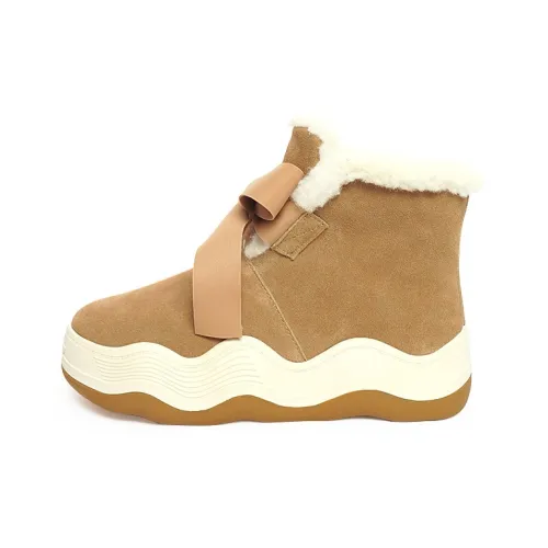 Joy&Mario Snow Boots Women's Camel