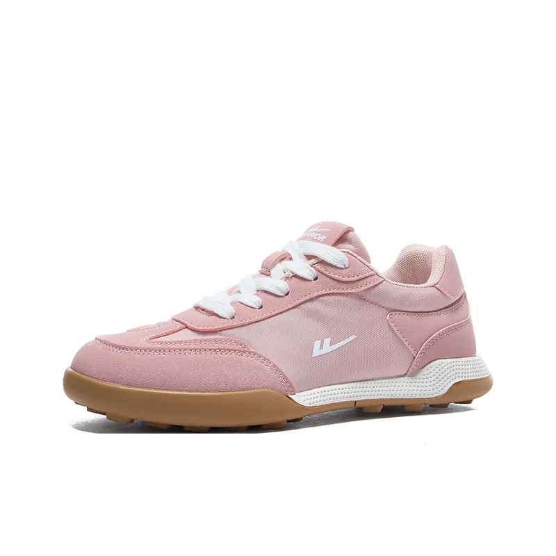 Warrior Wear-resistant Lightweight Breathable And Non-slip. Low-Top Casual Shoes Women's Pink-1