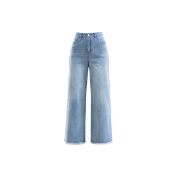 You Cow Me Pants Jeans Women's Blue