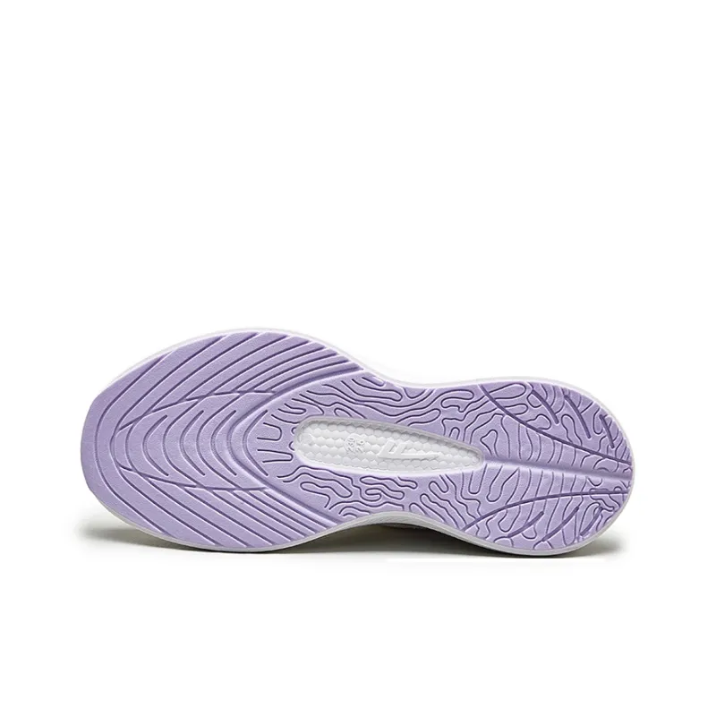 WARRIOR Running Shoes Women's Low Top White Purple-4