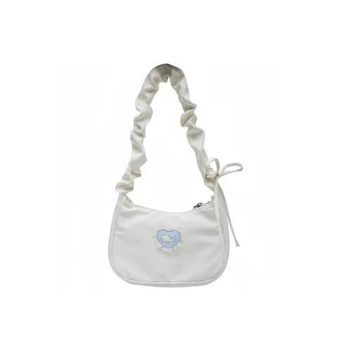 BALANG Canvas Shoulder Bag Regular Women's White/Black