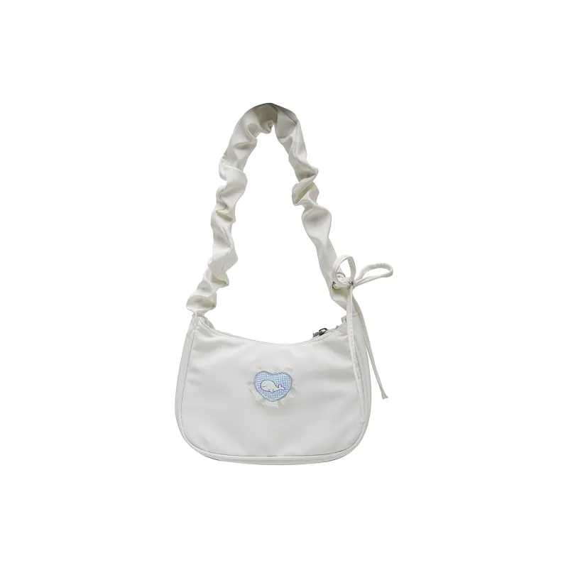 BALANG Canvas Shoulder Bag Regular Women's White/Black-0