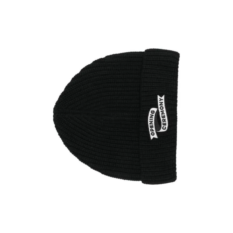 Opening Ceremony Flag Logo Knitted Beanie Hat-1