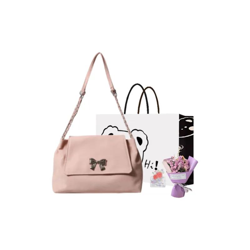 NX DOUGHNUT PU Shoulder Bag Regular Women's White/Black/Blue/Pink-27