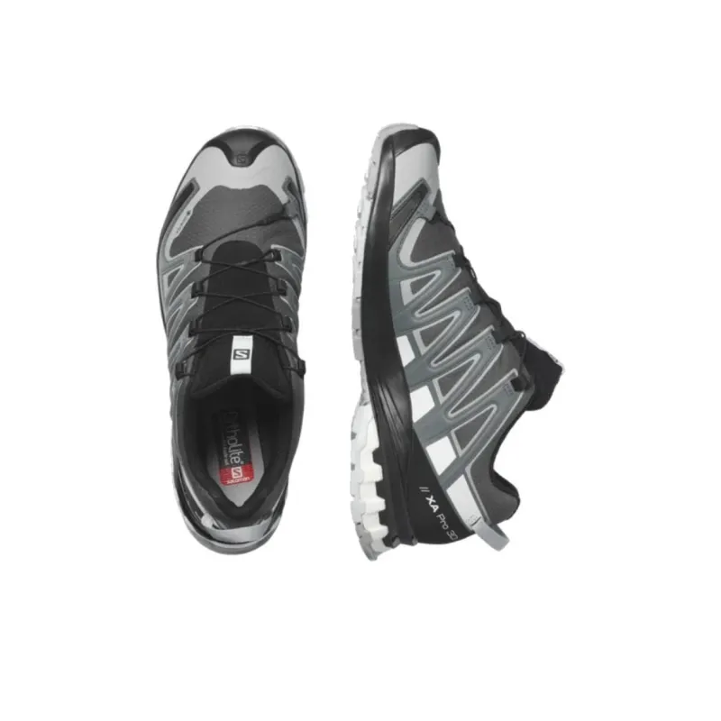 SALOMON XA Pro 3D V8 Slip Resistant Low Top Outdoor Shoes Men's Black Gray-2