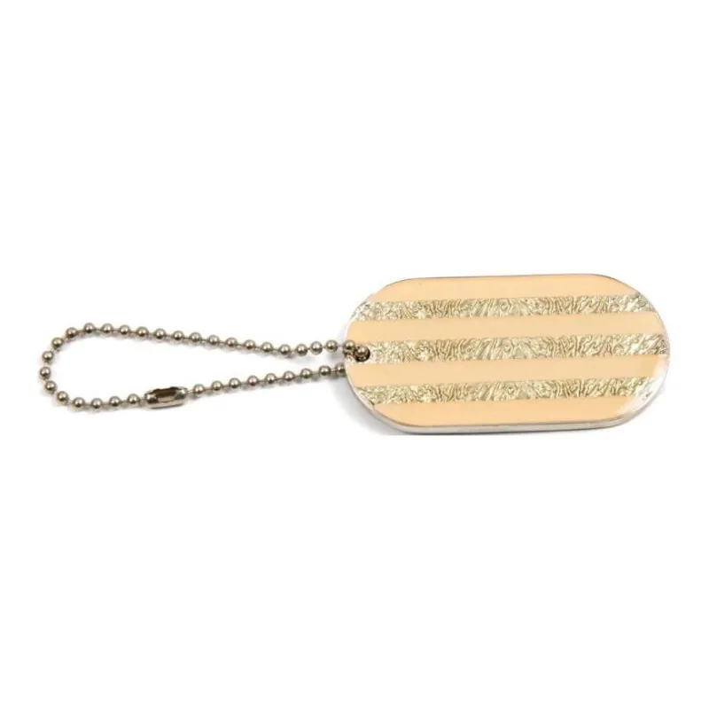 CHANEL 2000s Logo engraved Key Ring-2