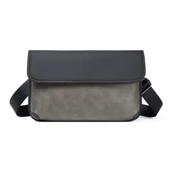 Slazenger PU Shoulder Bag Crossbody Bag Men's Gray Green