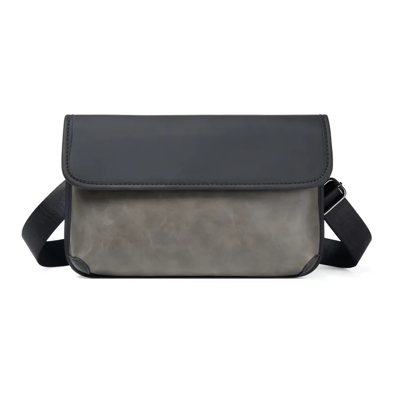 Slazenger PU Crossbody Bags Men's Gray Green-0