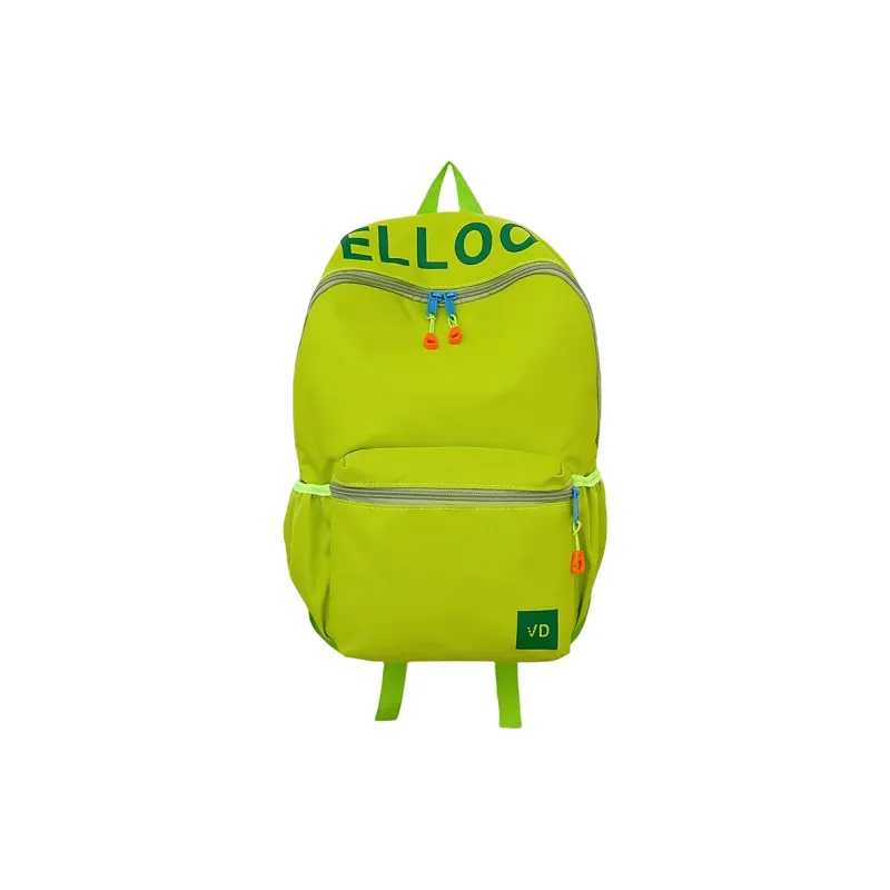 Parker Bear Nylon Backpack Unisex Pink/Gray/Green/Dark Blue-19