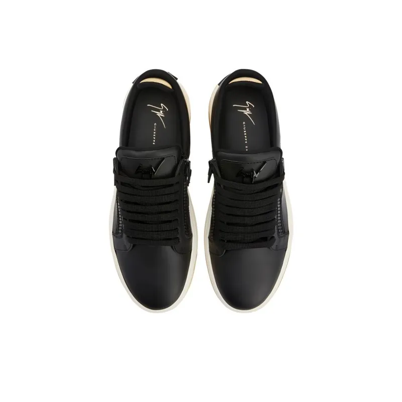 Giuseppe Zanotti GZ94 Branded counter Leather Sneakers-3