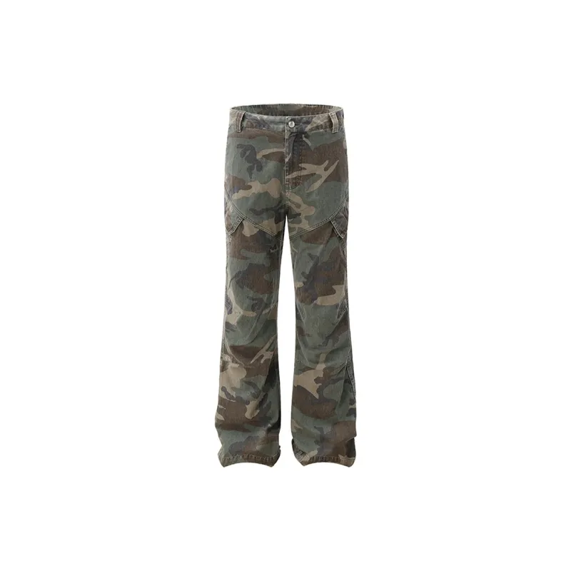 WELTER EXPERIMENT Casual Pants Unisex Camouflage-0