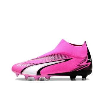 PUMA Ultra Match Anti Slip Wear Resistant Soccer Shoes Men's Pink