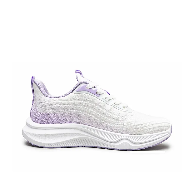 WARRIOR Running Shoes Women's Low Top White Purple-1