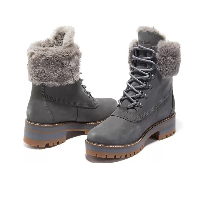 Timberland Women's Courmayeur Valley 6 Inch Boot 'Medium Grey'-4