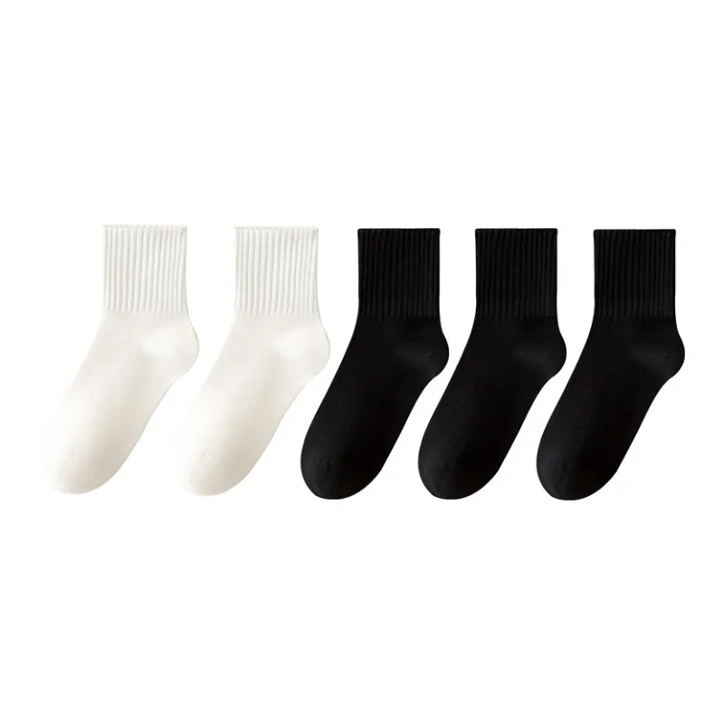 MIIOW Mid-Calf Socks Women's 5 Pack-5