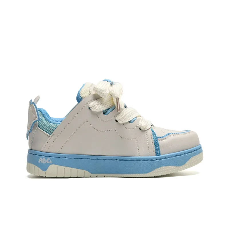 ABCIO Low Top Skateboard Shoes Women's Tiffany Blue-5