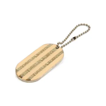 CHANEL 2000s Logo engraved Key Ring