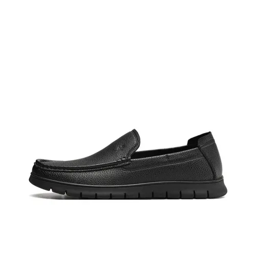 Jinho Men's Casual Men Low-Top Black