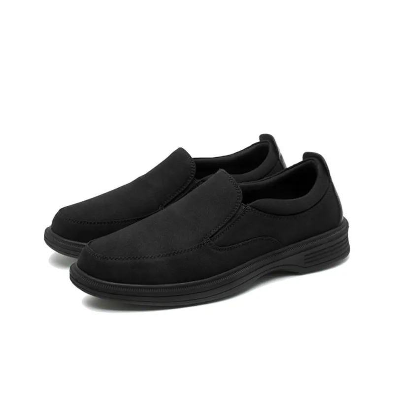Shu Family Low Top Casual Shoes Men's Black-2