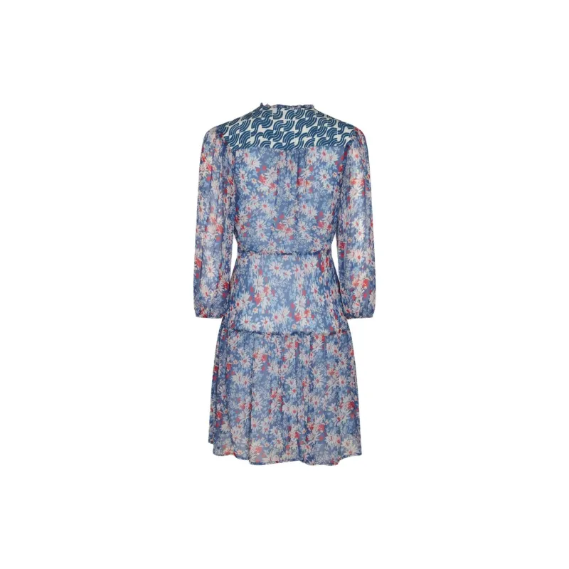 Rixo V-Neck Floral Printed Mini Dress-1