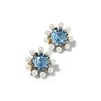 OSCAR DE LA RENTA - Stud Earrings Unisex Blue