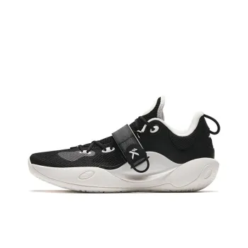Anta Splash 6LITE Wear Resistant Low Top Basketball Shoes Men's Black White