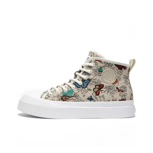 ENRICO COVERI Canvas Shoes Men High-Top