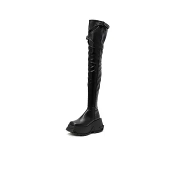 DAPHNE LAB X MARRKNULL Over the knee Boots 9.5cm Women's