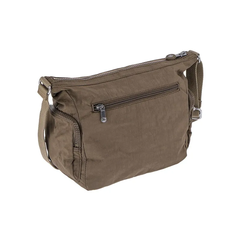 Kipling Recycled Polyamide Crossbody Bag, Shoulder Bag Women's Brown-1