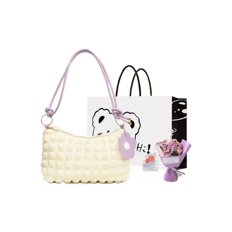 NX DOUGHNUT PU Crossbody Bag, Shoulder Bag Women's White-54