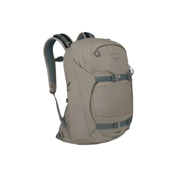OSPREY Recycled Nylon Outdoor Hiking Bag Backpacks Regular Unisex Concrete Tan