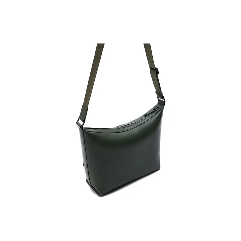 PEDRO Pu Crossbody Bag, Shoulder Bag Men's Black/Army Green/Light Taupe-7