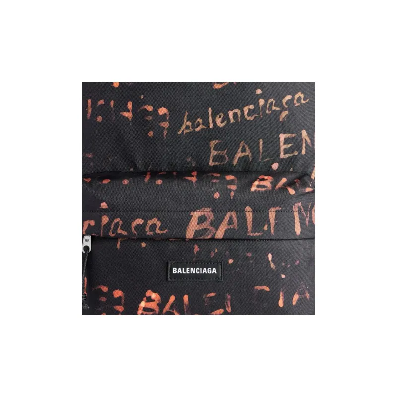 Balenciaga Explorer Nylon Backpack Women's Black-4