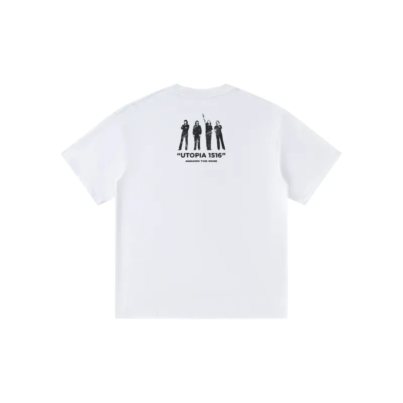 AWAKEN THE ROSE T Shirt Unisex Black-3