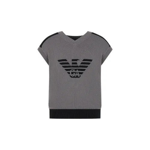 EMPORIO ARMANI Tank Tops Men Dark Gray