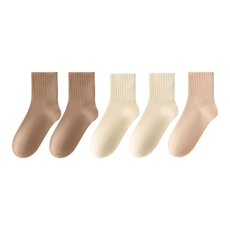 MIIOW Mid-Calf Socks Women's 5 Pack-9