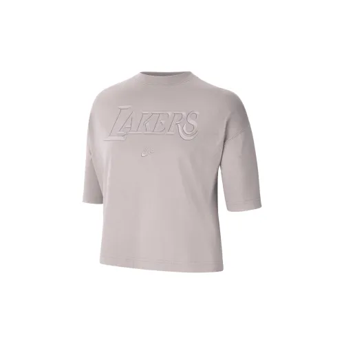 Nba X Nike Los Angeles Lakers T-Shirts Women's Platinum/Purple