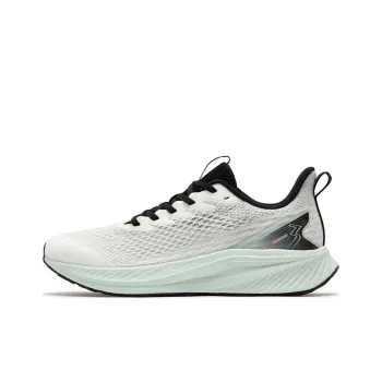 361° Abrasion Resistant Slip Resistant Low Top Running Shoes Men's White Green