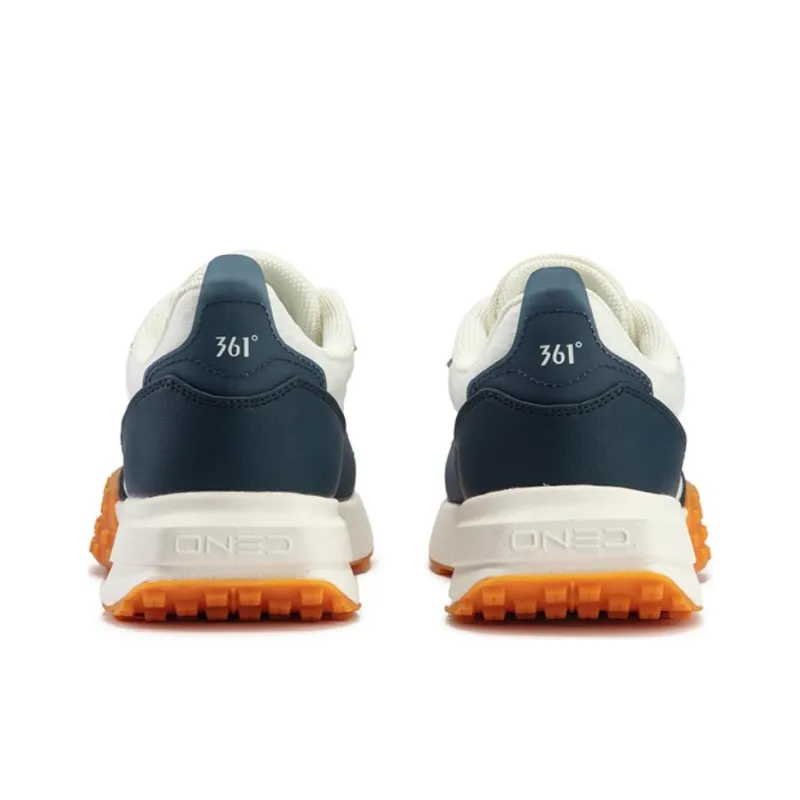 361° Cushioning And Breathable Low Top Casual Running Shoes Men's Blue White-3
