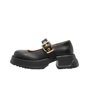 MARNI Buckle Detailed Platform Mary Janes Women's