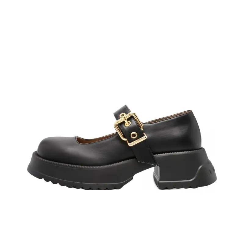 MARNI Buckle Detailed Platform Mary Janes Women's-0