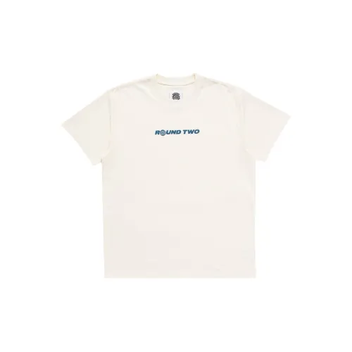 Round Two T-Shirts Unisex Off White