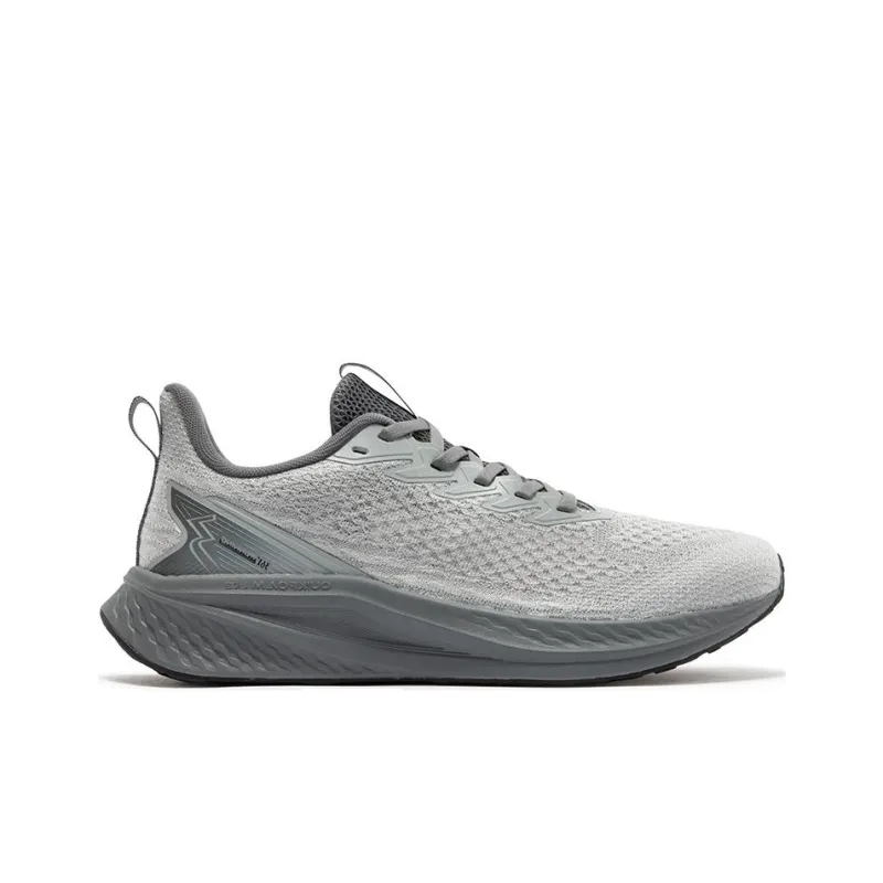 361° Abrasion Resistant Slip Resistant Low Top Running Shoes Men's Gray-1