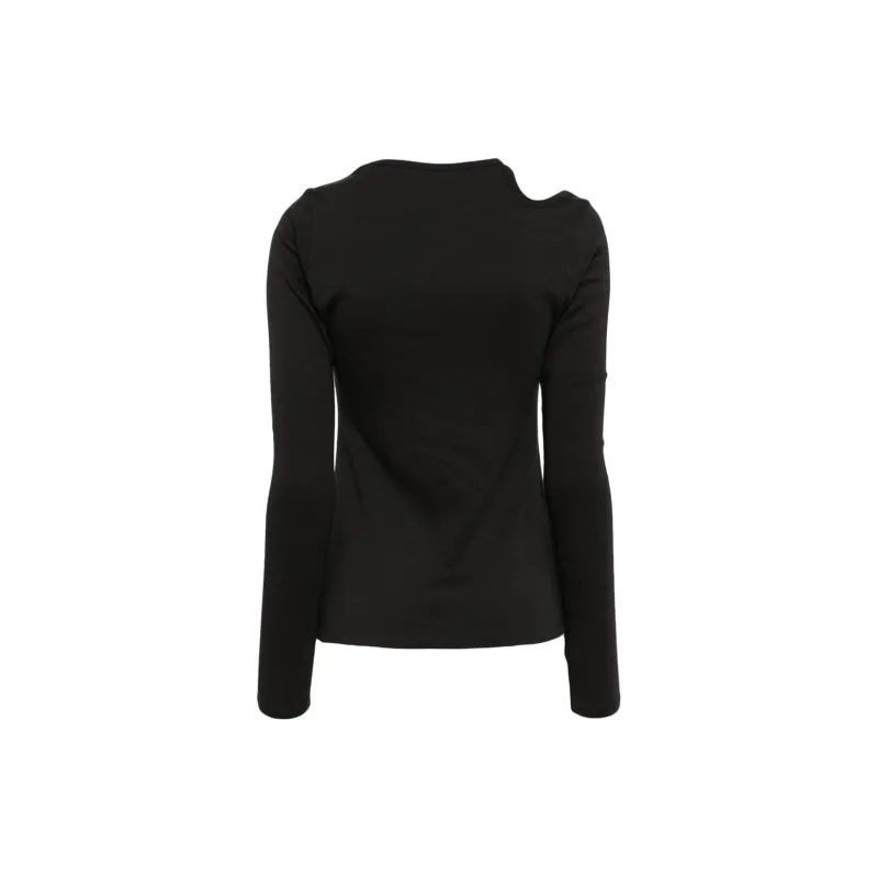 LOW CLASSIC Cut-out Long-sleeve T-shirt-1