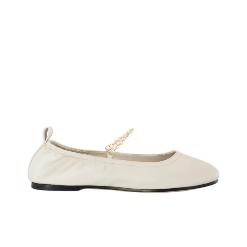 STUDIO AMELIA Ronde Casual Single Shoes Women's Beige-1
