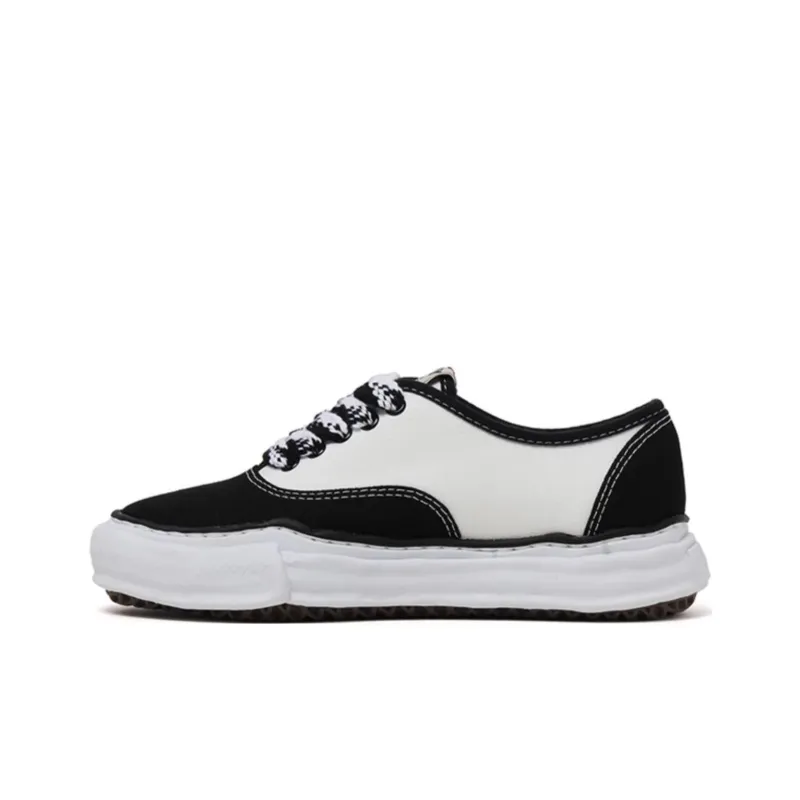 MIHARA YASUHIRO Baker Low Top Skateboard Shoes Unisex Black-0